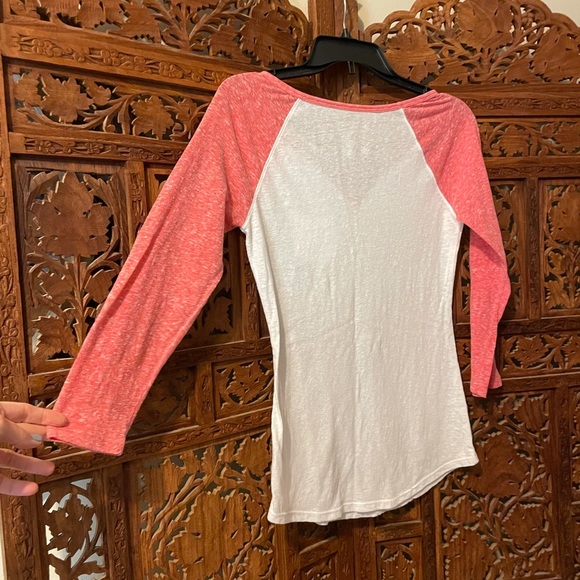 Jersey baseball shirt No Boundaries medium 7–9, 3/4 sleeve light weight fun - Picture 4 of 7